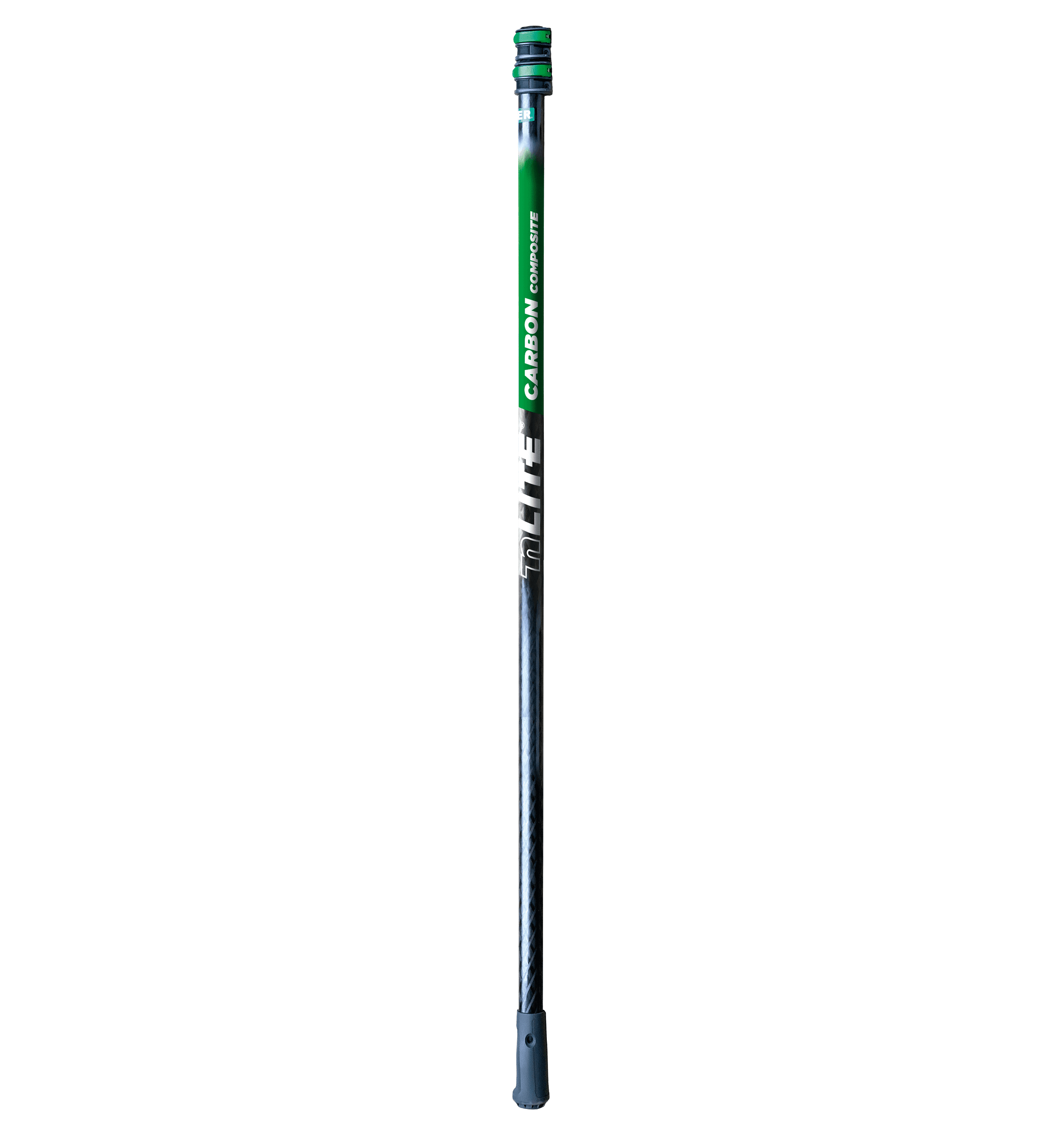 Unger nLite Carbon Composite Teleskopstange Unger nLite Carbon-Composite-Teleskopstange mit grünem Logo und Feststellklemmen für die professionelle Fensterreinigung