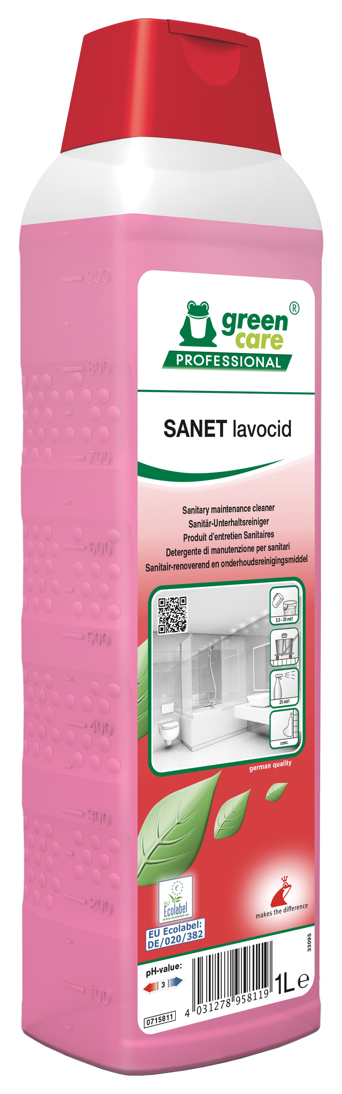Tana SANET Lavocid green care Sanitärreiniger, 1 l
