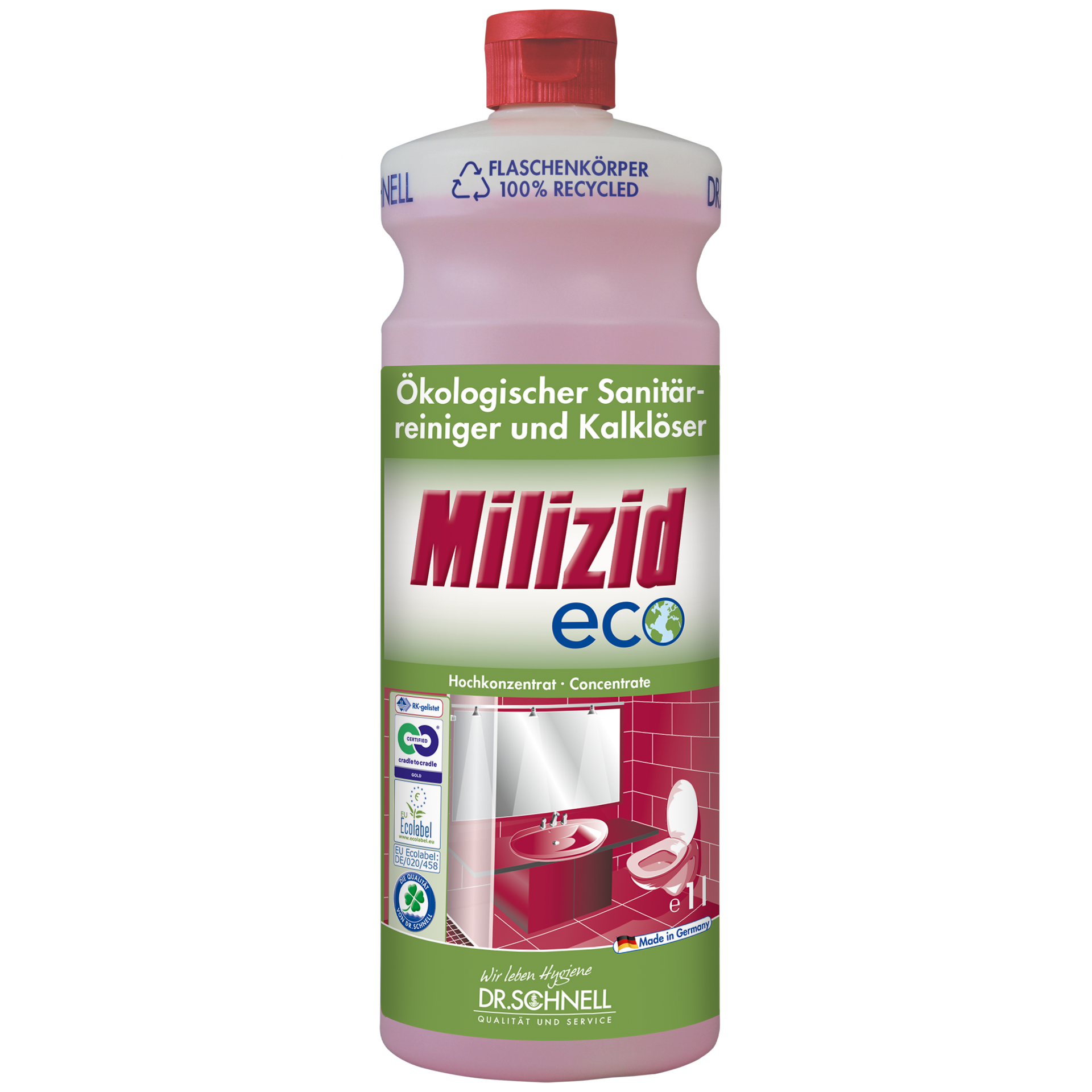 Dr. Schnell MILIZID ECO 1 L Sanitärreiniger
