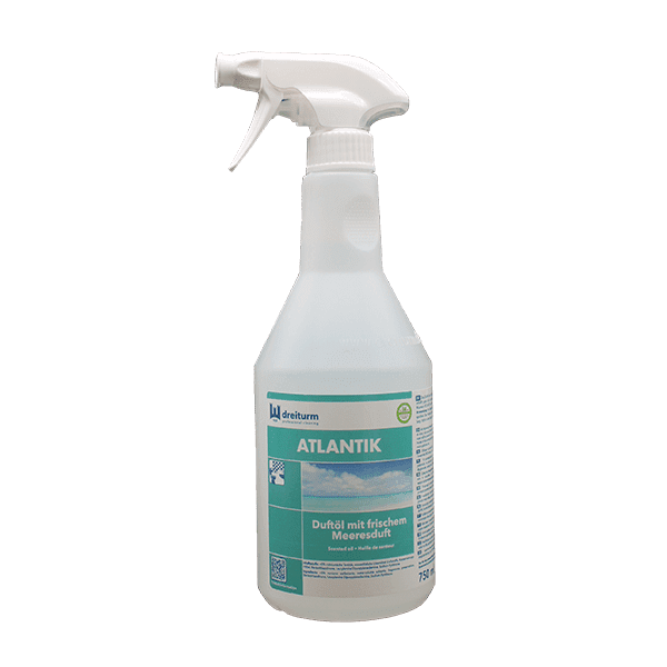 Dreiturm Raumdeo Atlantik Duftölspray Duftöl Dreiturm Raumdeo Atlantik in der Sprühflasche mit Etikett