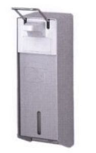 TEMDEX® Desinfektionsmittel- & Seifenspender 1000 ml, langer Armhebel – Alu-Gehäuse & Edelstahlpumpe