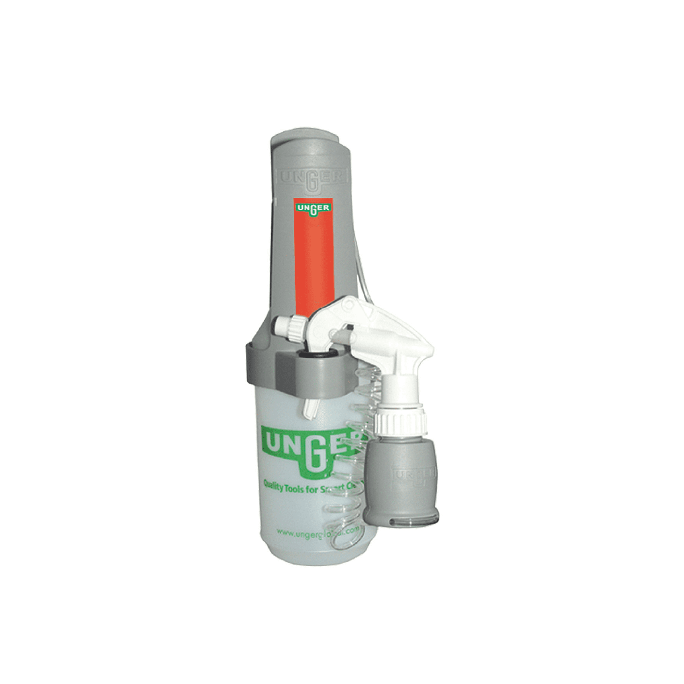 Unger Sprühflasche mit Gürtelhalter Unger Sprühflasche mit Sprühkopf und Halterung am Gürtel