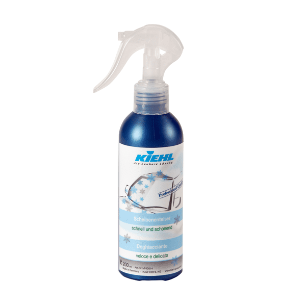 Kiehl Scheibenenteiser Sprühflasche 200ml mit blauem Etikett und weißem Sprühkopf für schnelle Scheibenreinigung Kiehl Scheibenenteiser Sprühflasche 200ml mit blauem Etikett und weißem Sprühkopf für schnelle Scheibenreinigung