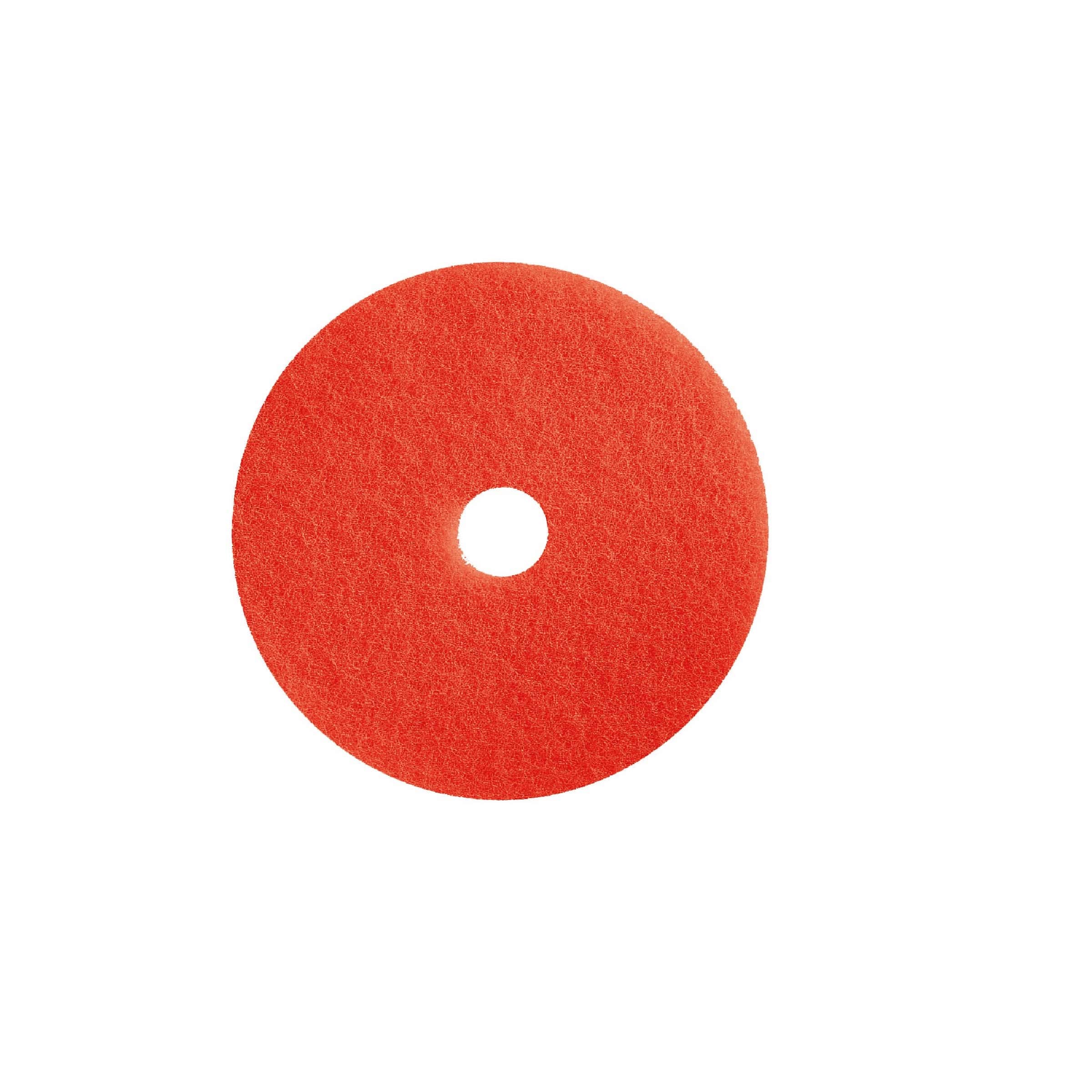 NuPad Super Rot 203 mm Reinigungspad NuPad Super Rot 203 mm Reinigungspad mit zentralem Loch in roter Farbe