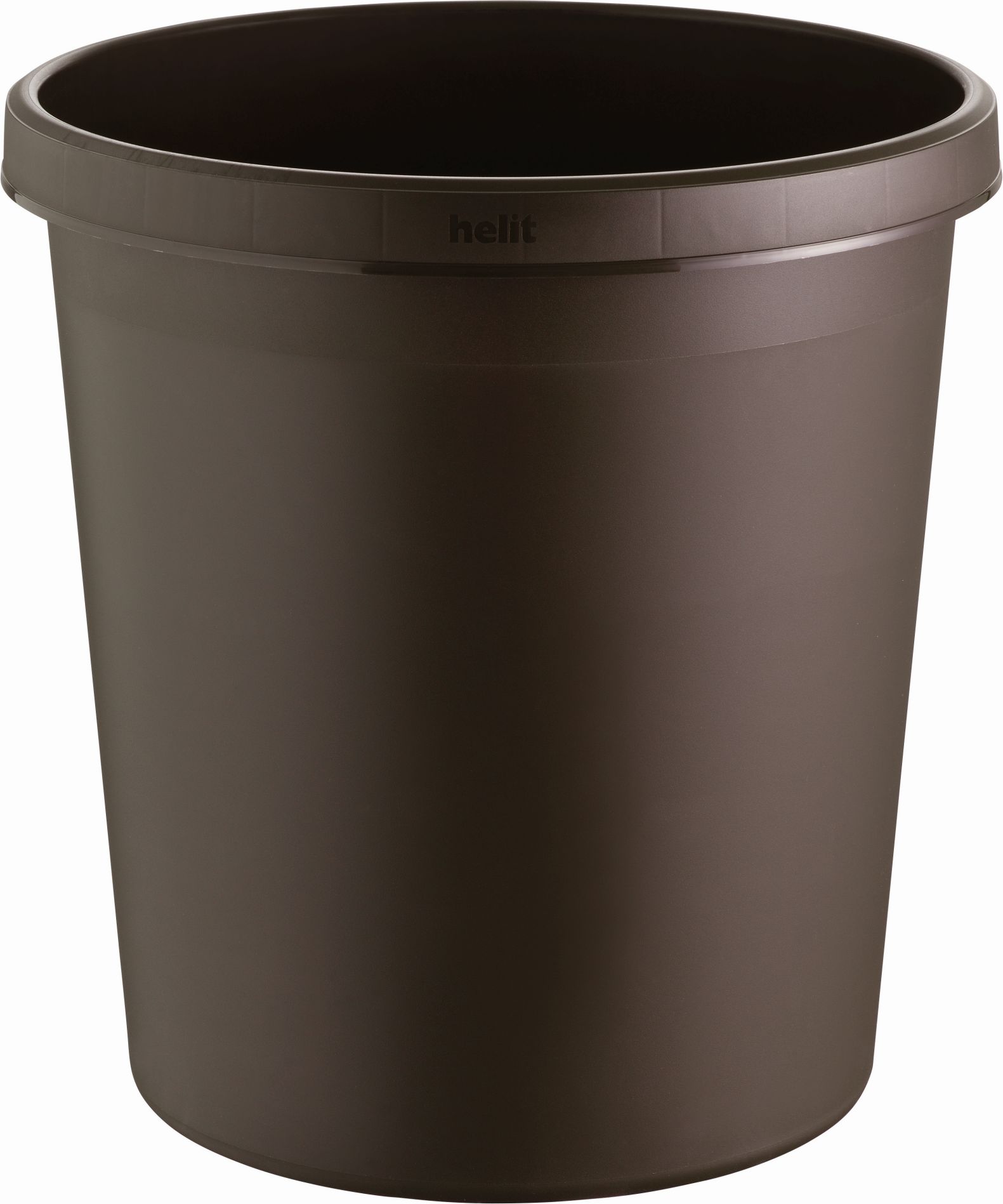 Helit Papierkorb mit Rand 18 l braun