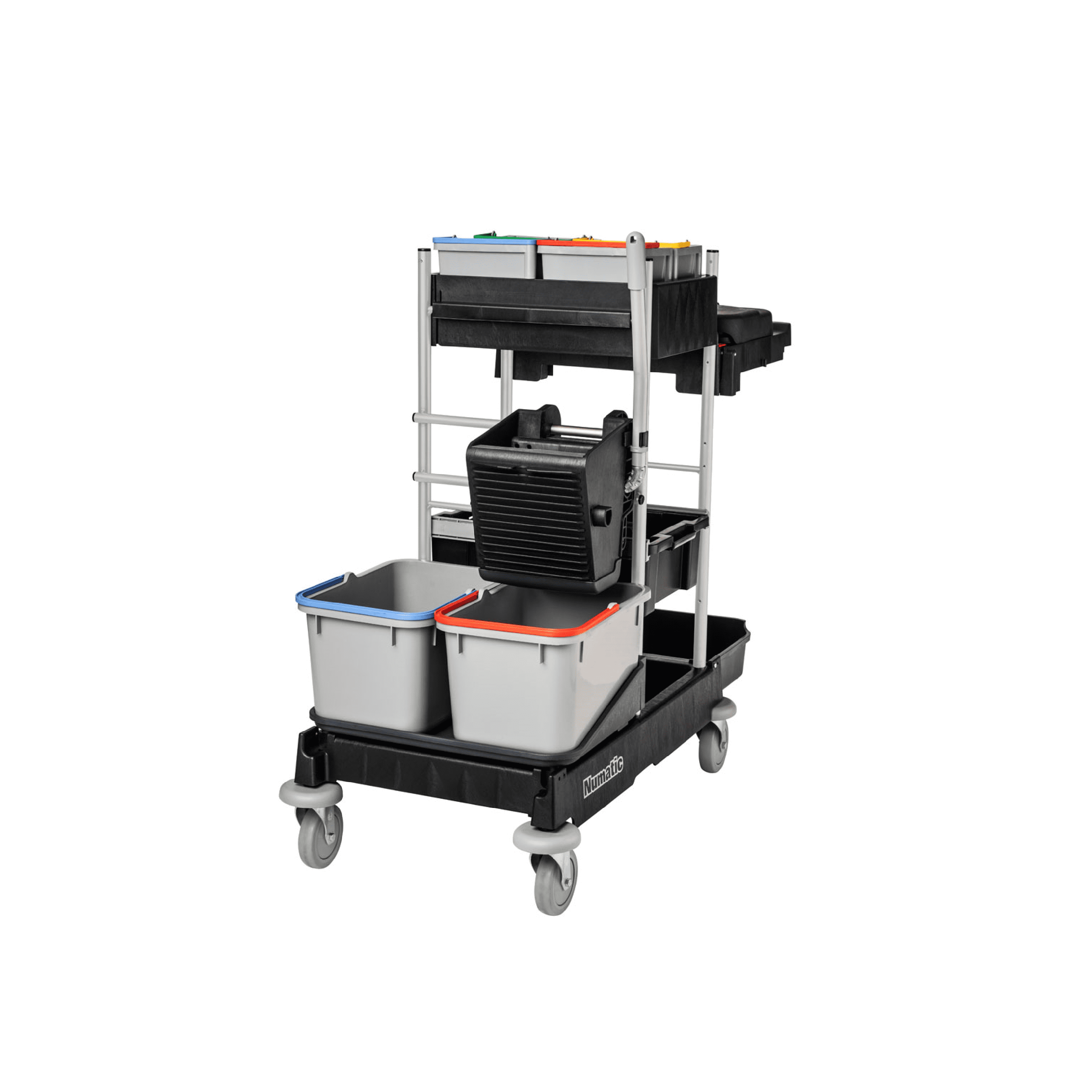 Numatic ProCar 7G Reinigungswagen Numatic ProCar 7G Reinigungswagen mit mehreren Behältern und Fächern