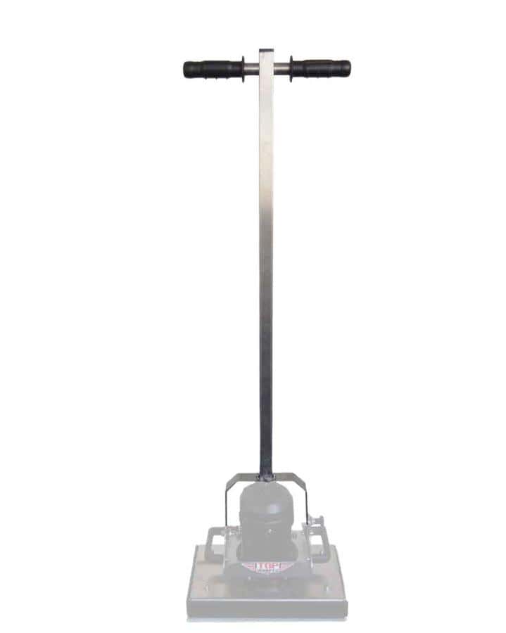 Einscheibenmaschine zur Bodenreinigung Einscheibenmaschine mit langem Stiel und schwarzen Griffen für die professionelle Bodenreinigung und Oberflächenpflege