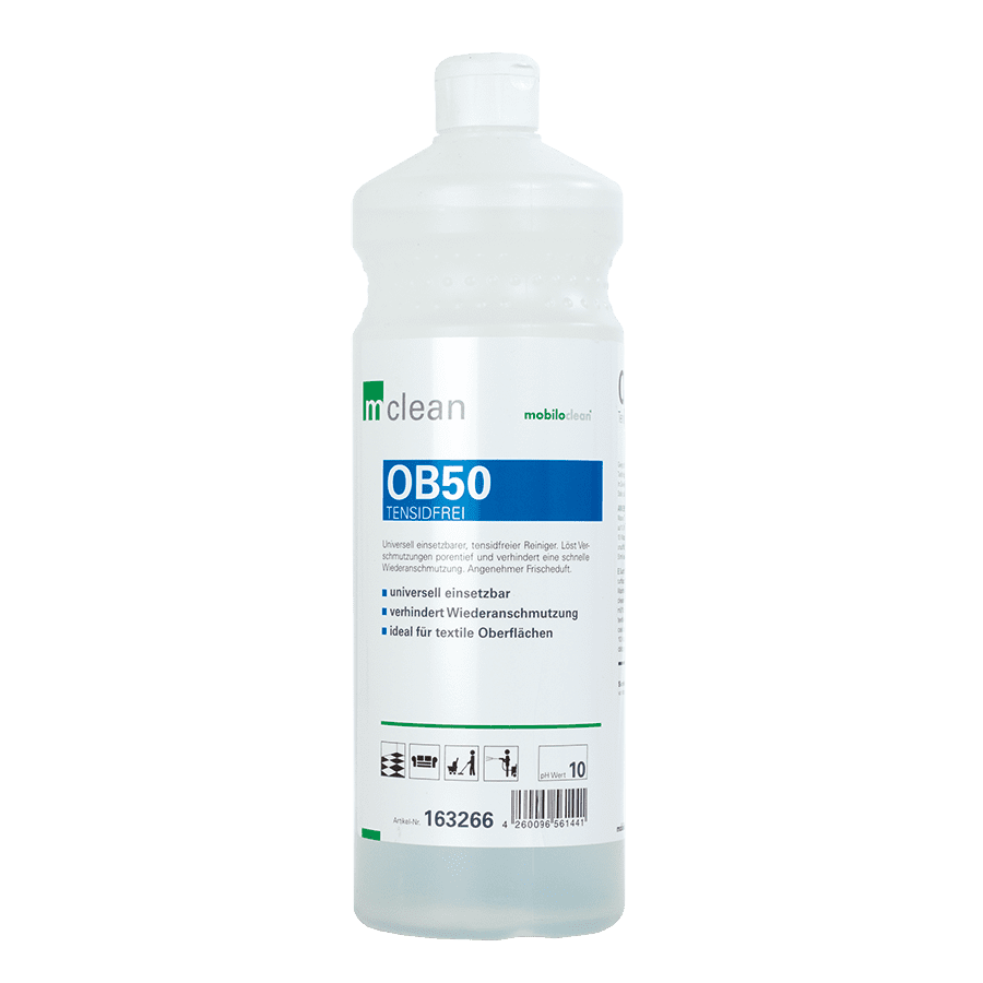 mclean OB50 Tensidfrei Reiniger mclean OB50 Tensidfrei Reiniger in einer transparenten Flasche mit Etikett