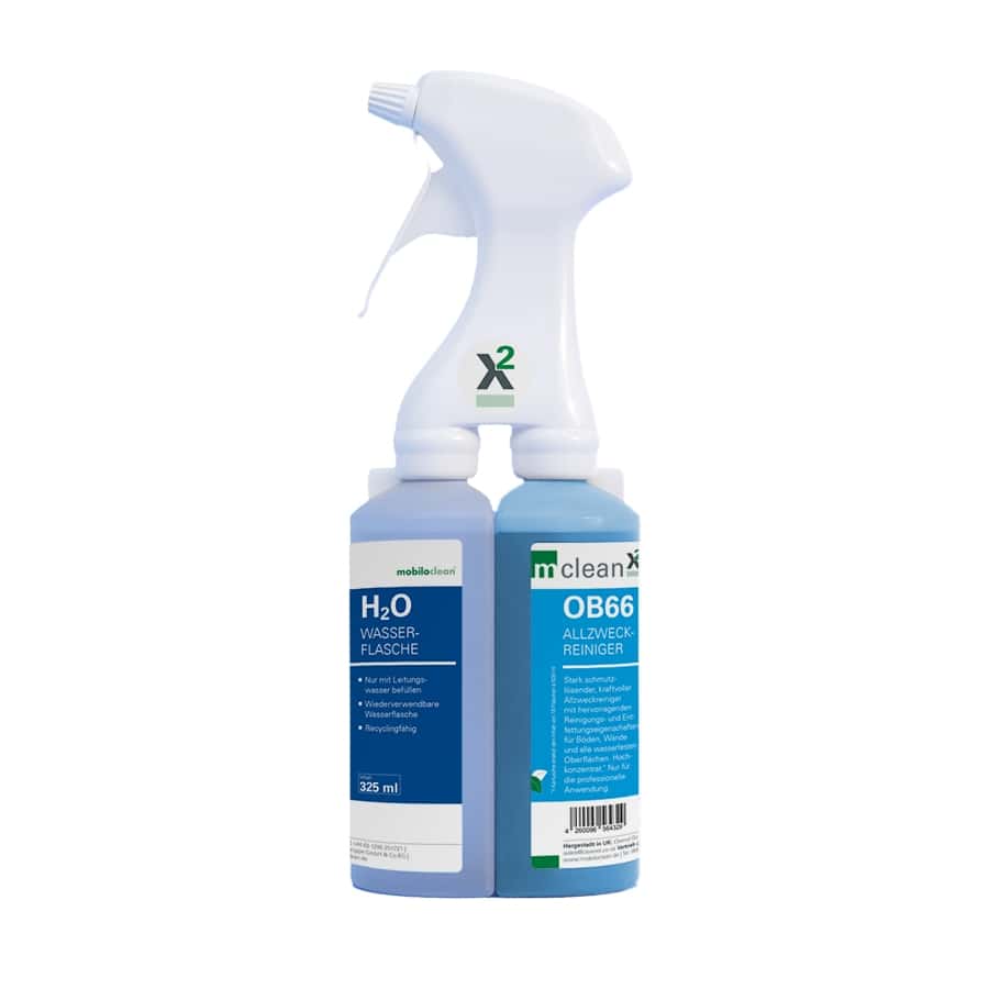 mclean X2 OB66 Allzweckreiniger und H2O-Wasserflasche mclean X2 OB66 Allzweckreiniger und H2O Wasserflasche in Sprühflasche