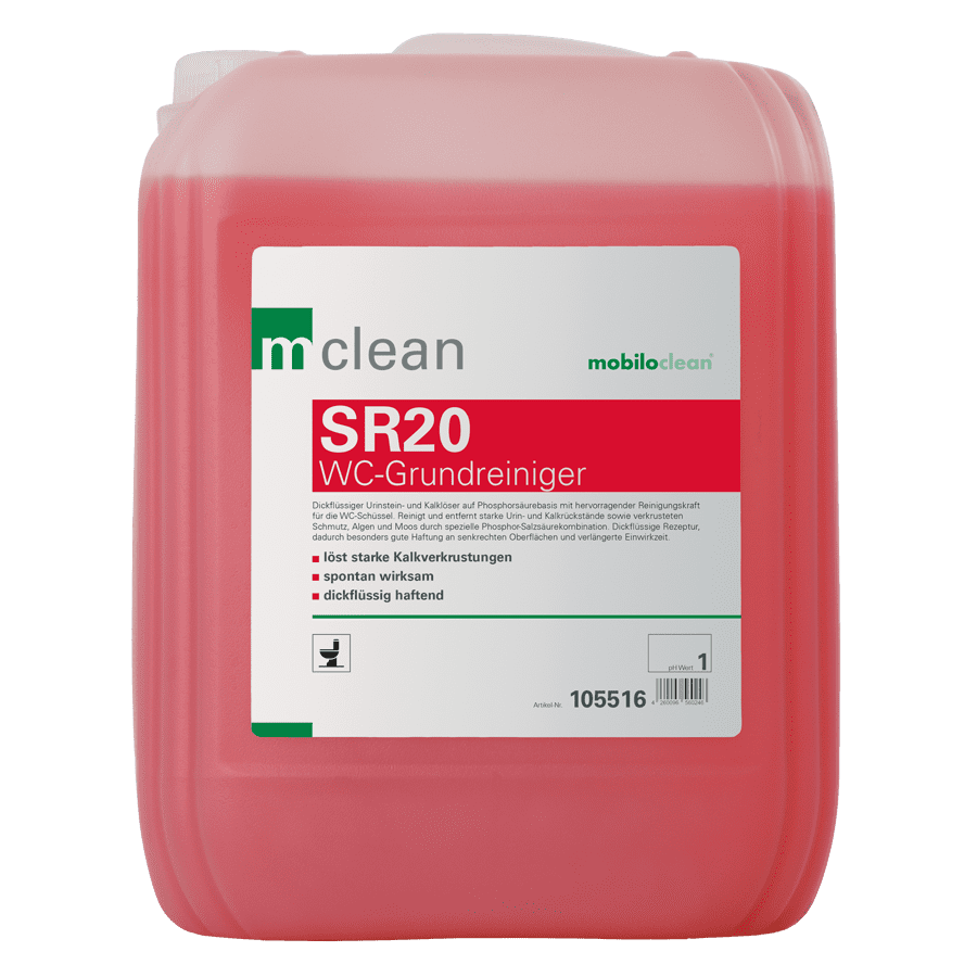 mclean SR20 Toilettenreinigerkanister mclean SR20 WC-Grundreiniger im Kanister mit Produktetikett