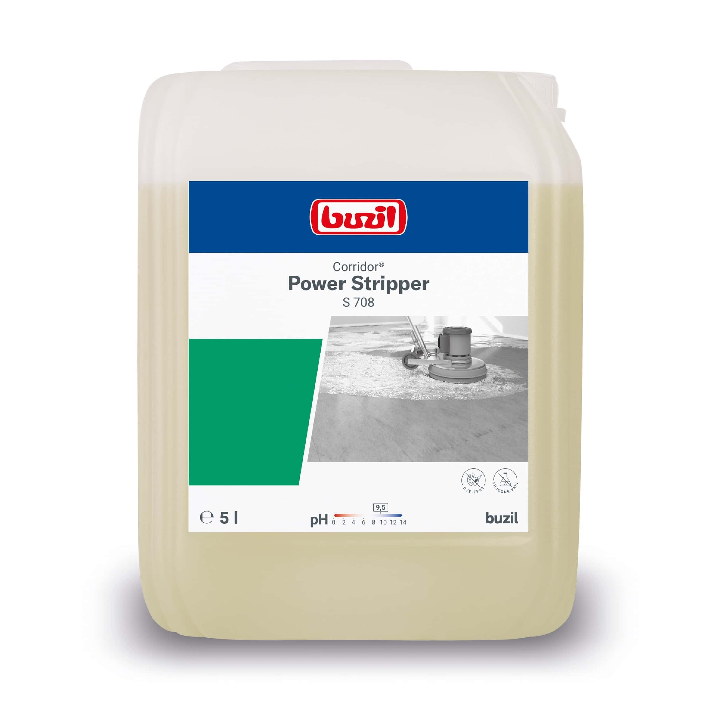 Buzil Corridor Power Stripper S 708 Buzil Corridor® Power Stripper S 708 im 5-Liter-Behälter.