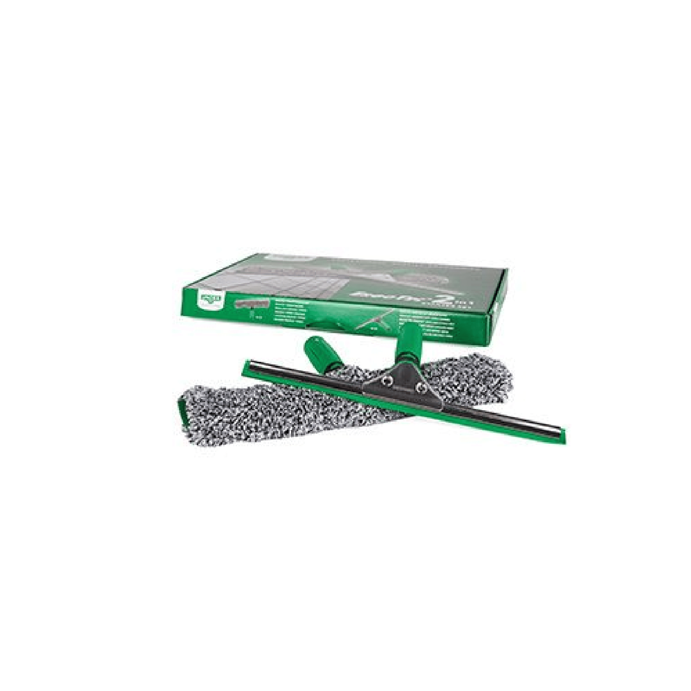 Unger ErgoTec 2in1 Fensterreinigung Starter-Set Unger ErgoTec 2in1 Fensterputz-Starterset mit Rakel und Mopp