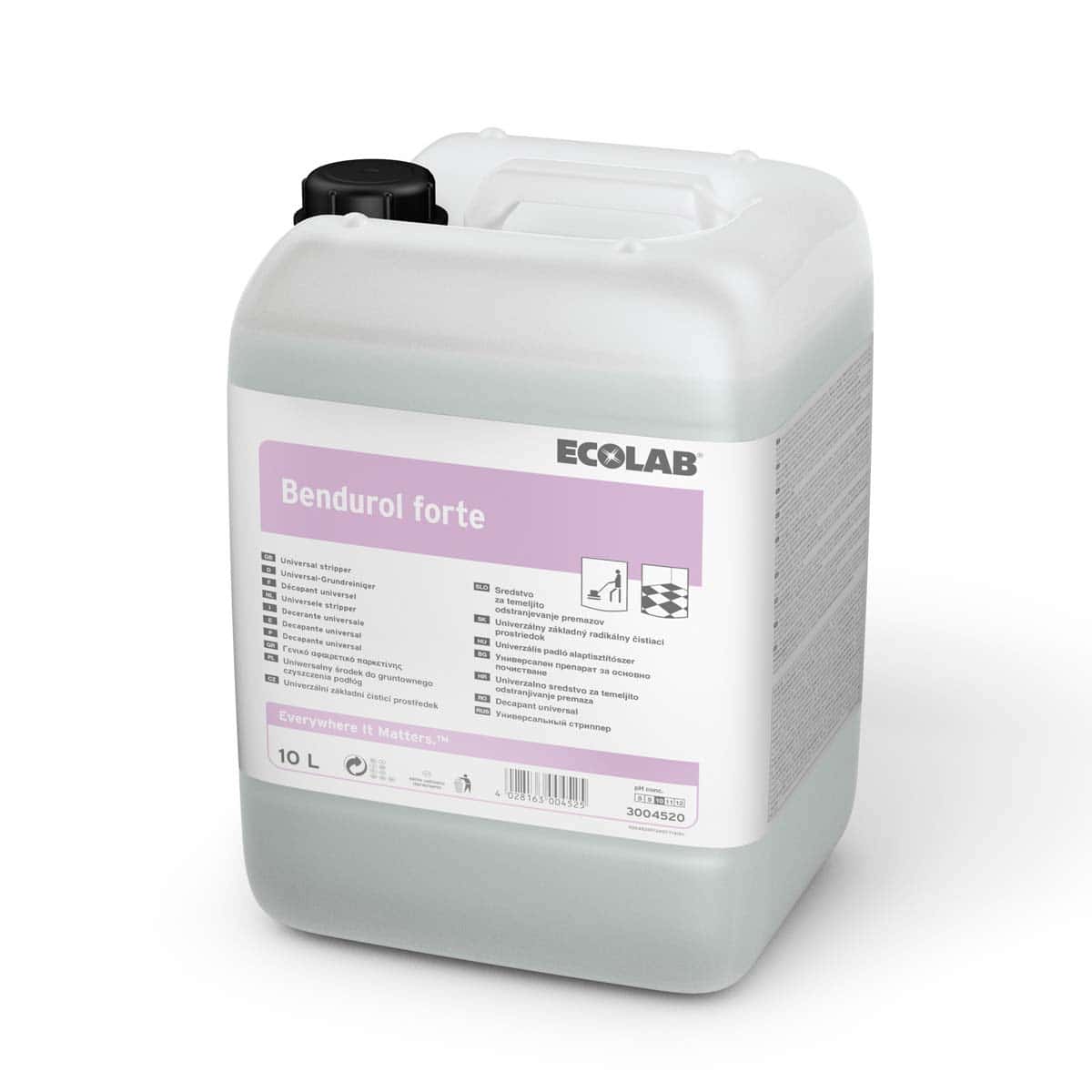 Ecolab Bendurol forte Reinigungskonzentrat im 10-Liter-Kanister für professionelle Unterhaltsreinigung Ecolab Bendurol forte Reinigungskonzentrat im 10-Liter-Kanister für professionelle Unterhaltsreinigung