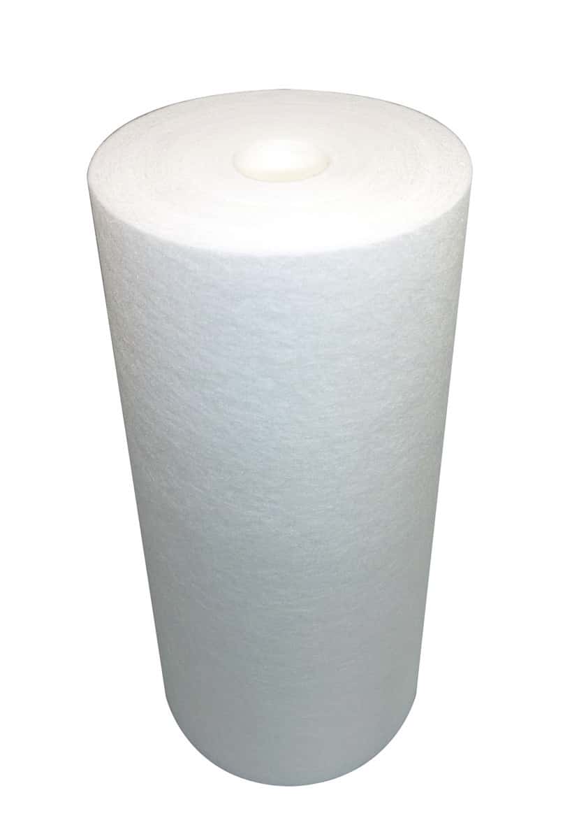 Filtermaterialrolle für Reinigungsgeräte Weiße Rolle Filtermaterial für professionelle Reinigungsgeräte