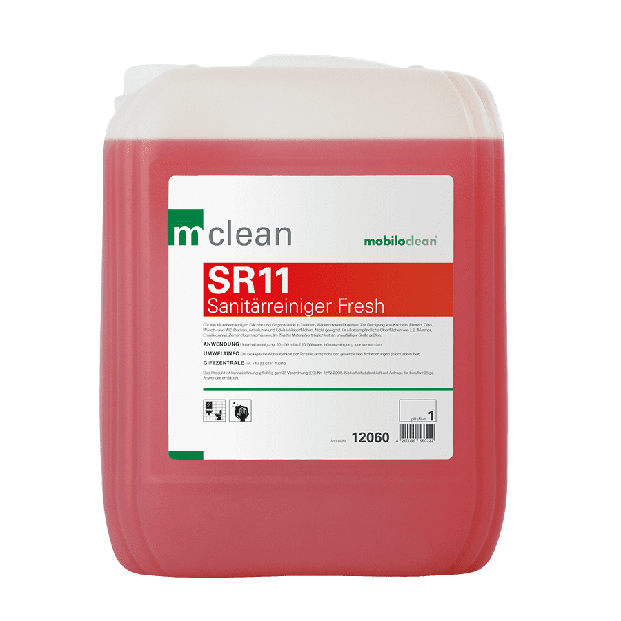 mclean SR11 Sanitärreiniger Fresh mclean SR11 Sanitärreiniger Fresh im Kanister mit Produktetikett
