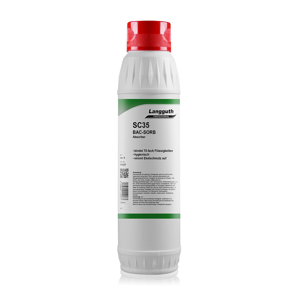 Langguth SC35 BAC-SORB 600 gr Absorberflasche mit rotem Verschluss