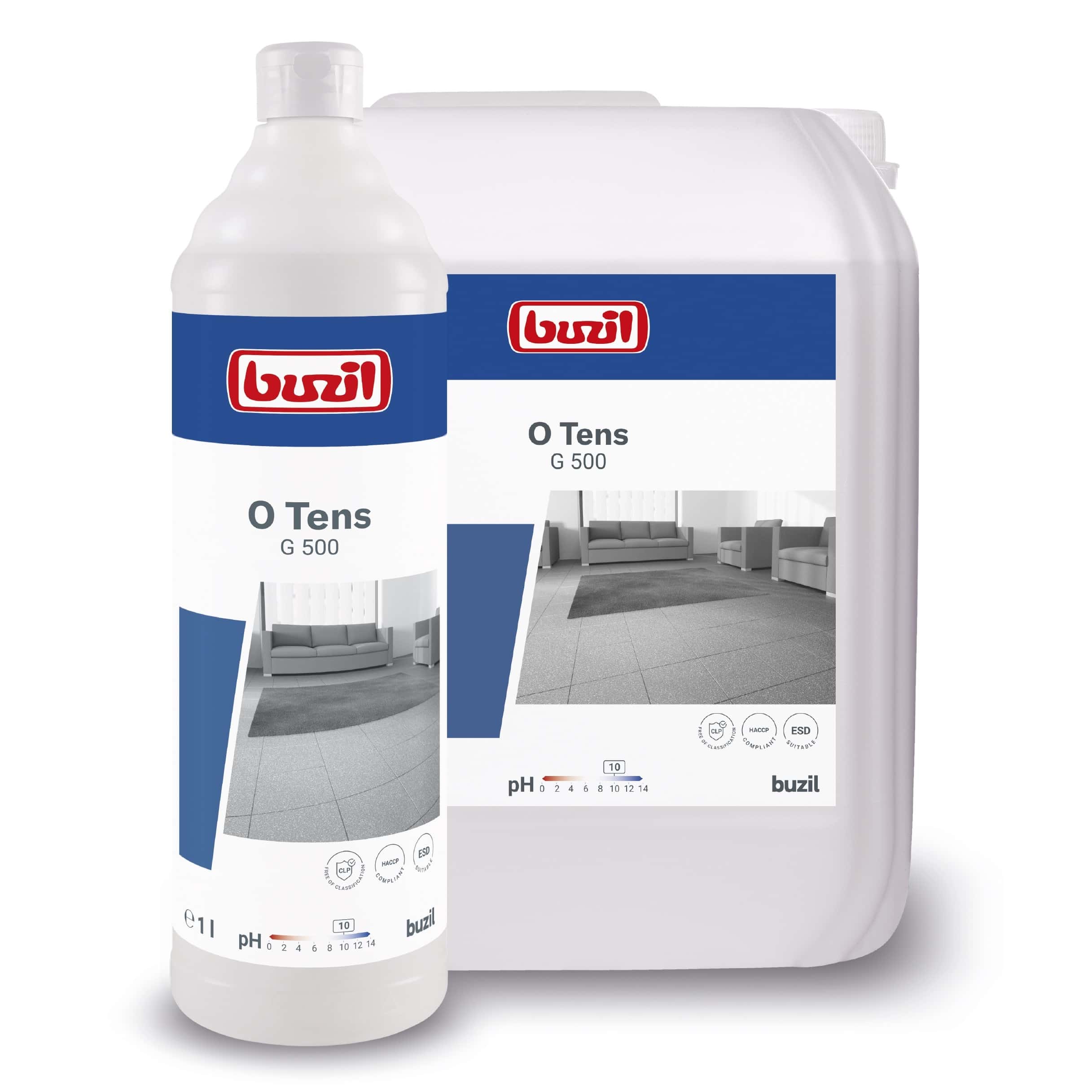 Buzil O Tens G 500 Reinigungsmittel in Flasche und Kanister für professionelle Bodenreinigung Buzil O Tens G 500 Reinigungsmittel in Flasche und Kanister für professionelle Bodenreinigung