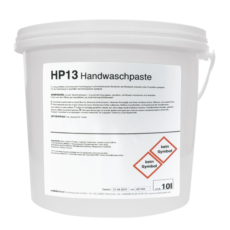 mclean HP13 Handwaschpaste 10 kg Sandlose Paste 