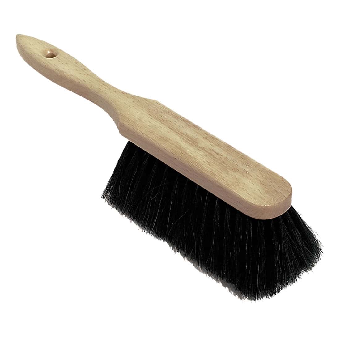 Nölle Profi Bürste Stubenhandfeger 30 cm Stubenhandfeger mit Naturhaarbürste und Holzgriff