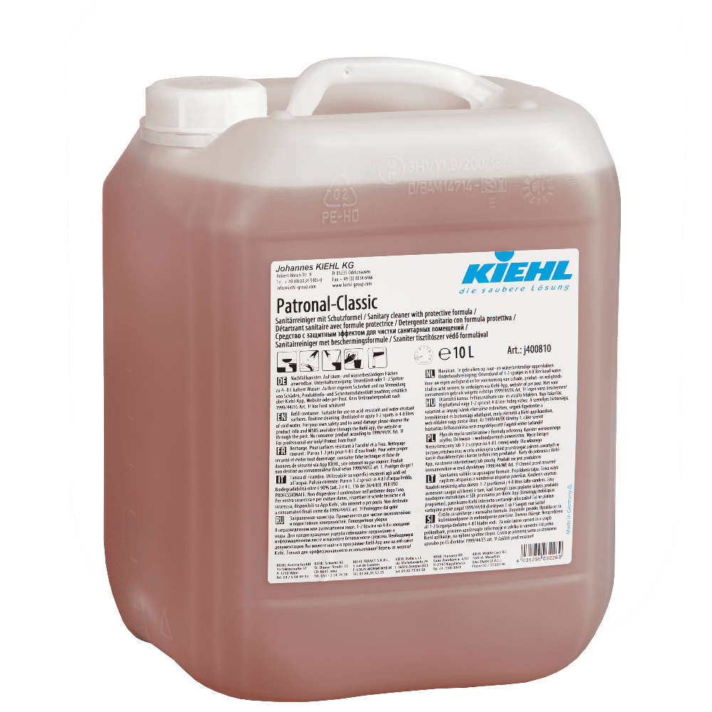 Kiehl Patronal-Classic Desinfektionsreiniger-Kanister Kiehl Patronal-Classic Desinfektionsreiniger im 10-Liter-Kanister mit Etikett
