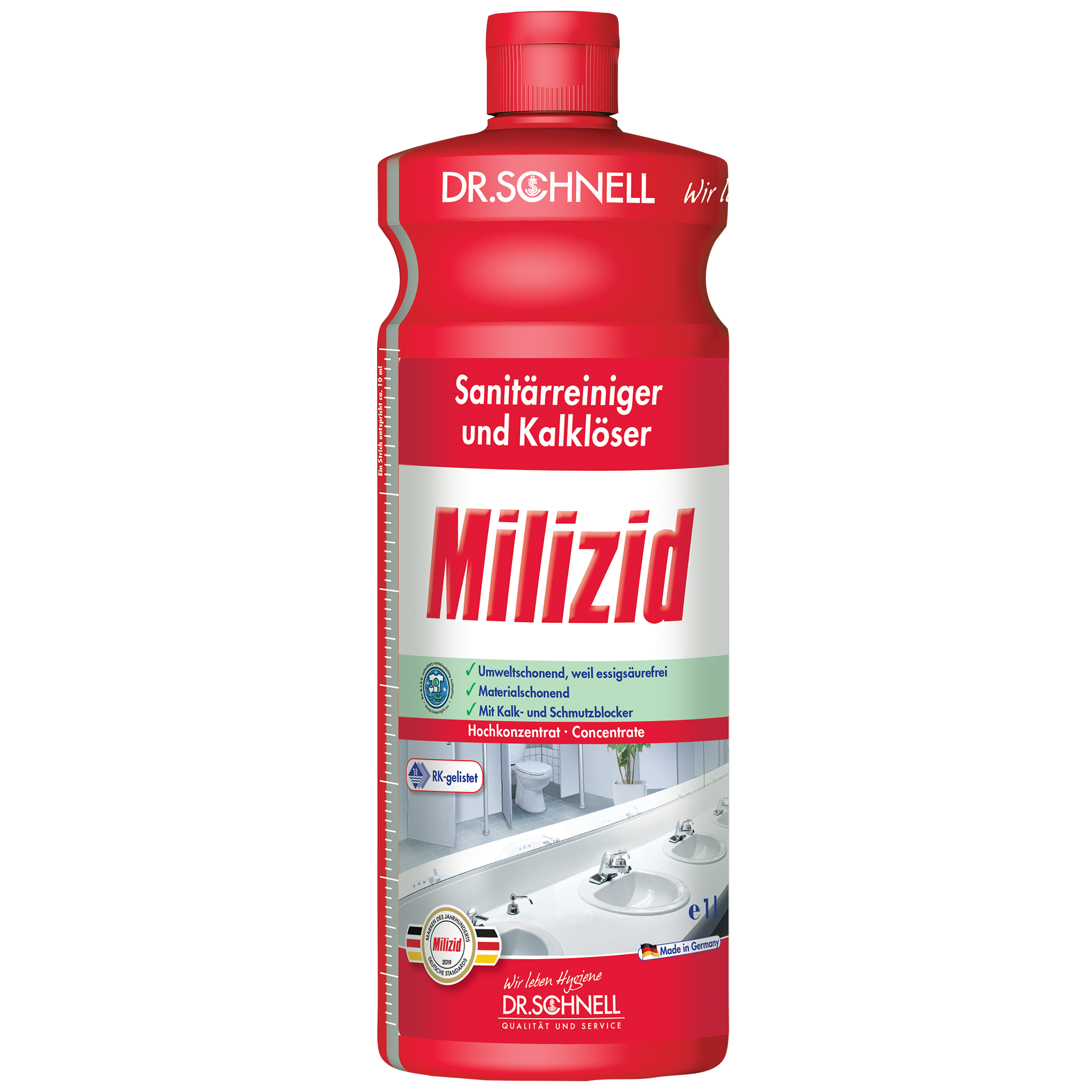 Dr. Schnell Milizid Hochkonzentrat Sanitärreiniger